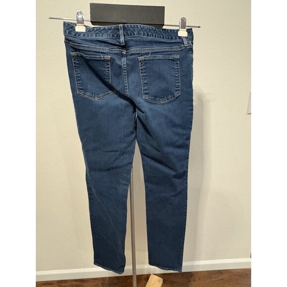 Eddie Bauer Jeans Women 12L 32X32 Denim Stretch Low Rise Straight Cut - Picture 6 of 9